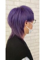 ビスイル 秋葉原店(Vis ill) グレージュアッシュグレージュショートカットミニウルフ