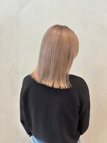 ジーナ  札幌大通(Zina)&nbsp;美髪＊切りっぱなしボブ＊ブロンド＊髪質改善＊Zina札幌大通