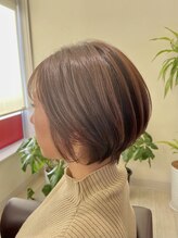 ヘアメイク アリエス 富谷店(HAIR MAKE aries)&nbsp;【aries富谷店】丸みショート