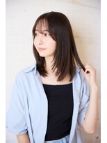 レム 山形1号店(REM) ミディアム×レイヤー×ストレート