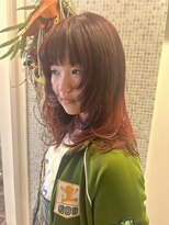 ラパンセヴェール(LA PENSEE VERT)&nbsp;顔まわりカット/レイヤーカット/顔まわりウルフ