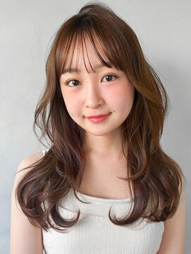 キリ 表参道(kyli) 美髪ナチュラルカールうるツヤセミディ外ハネボブ結べるボブ