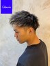 【Men's】デザインカット＋ブリーチメッシュWカラー￥12000