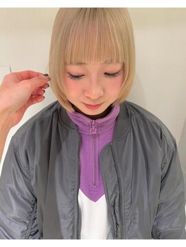 スペシウムバイアンバースデー(spacium by UNBIRTHDAY) ばっさりボブに!顔まわりレイヤー