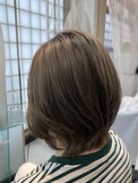 クローバー(CLOVER)&nbsp;レイヤーボブ×グレージュ