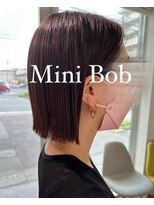 フレイムス ヘアアンドリラックス 東川口店(Frames hair&relax)&nbsp;20代30代40代　切りっぱなしミニボブ