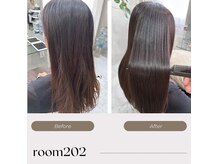 ルーム(room 202)の雰囲気（カット＋髪質改善ストレート＋極上Tr   ¥22000～）