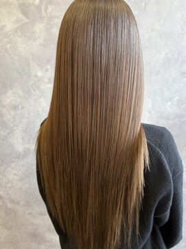 ザ ラブズ ラフズ ヘアー 本店(the loves laughs hair) オレンジページュ/透明感カラー/髪質改善トリートメント