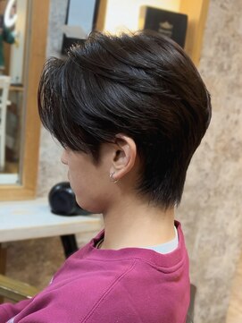 イエローコーン 金沢文庫店(YELLOW CORN) ニュアンスパーマ/メンズパーマ/センターパート/ツーブロック