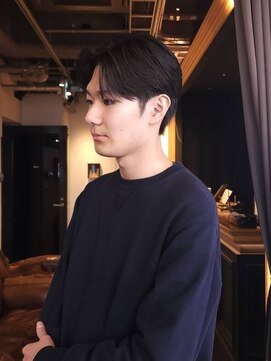 ブロック ジャポン(bloc japon) 前下がりセンターパートショート メンズショート/池田裕和