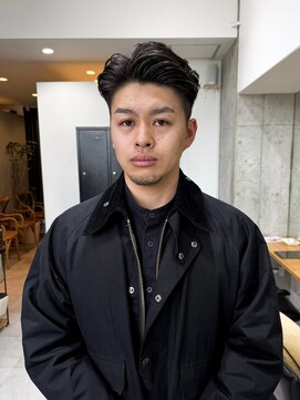 ディーエックス ウエスト(Dxxxx WEST) メンズカット 刈り上げショート メンズパーマ ニュアンスパーマ