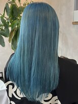 ルーチェ(Lu-che)&nbsp;アクアブルー×ハイトーンブリーチカラー