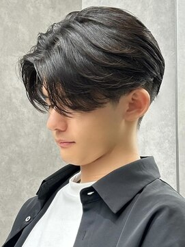 エルマーク 堺東(L-MARK) センターパート/ニュアンスパーマ/ダウンパーマ/men's