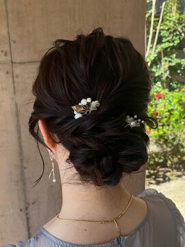 カインド 南青山(hair&make up KIND) ゆるふわシニヨン