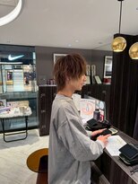 アース エレガンス 吉祥寺店(EARTH Elegance) シア・ミルクティーベージュ×無造作ウルフ