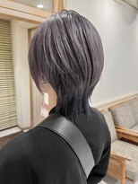 ネオリーブサイン 大森店(Neolive sign) ウルフカット×グレージュカラー ブリーチ1回 【大森】