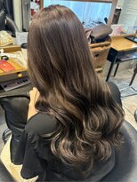 ヘアリゾート粋 トゥジュ 池袋東口店(tujuh)&nbsp;ロングレイヤー/ダークモカブラウン/艶髪