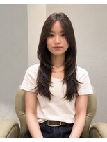 サードショップ 梅田茶屋町店(THIRD SHOP) ハッシュカット×ローレイヤー×グレージュ