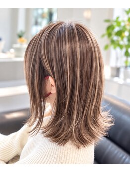 アントワープヘアー 知多半田駅前店(Antwerp hair)の写真/トレンドスタイルは髪へのダメージも少なく色落ちも奇麗なイルミナカラ―でGET！お気軽にご来店ください♪