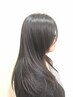 【ナチュラルな仕上】ストレート （全体）＋カット＋ヘアエステ￥18150