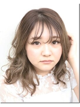 ウェーヴ アズシュガー 浜松佐藤店(wave as sugar) 〈wave佐藤店〉シースルーバング デジタルパーマ 韓国風巻き髪