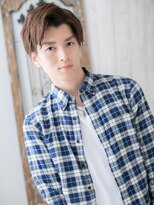 メンズヘア ビーセカンド 草加店(MENS HAIR B-2)&nbsp;アップバングでイケメン無造作ショートa(草加)(メンズカット)