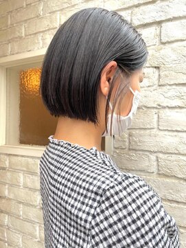 ニア 清澄白河(nir) 〈清澄白河 半個室〉ぷつっとボブ/イヤリングカラー