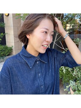 トリコ(tricot) ナチュラルボブ×インナーカラー