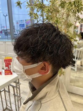 タブー 岐阜店(TABOO) 無造作ツイストスパイラル刈り上げマッシュ