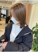【坂倉綾香】大人ミディボブレイヤーボブ/顔周り小顔ライン 博多