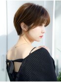 前髪ありショートボブ20代30代40代【AIN.表参道】川原大地