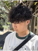 波巻きパーマ メンズパーマ