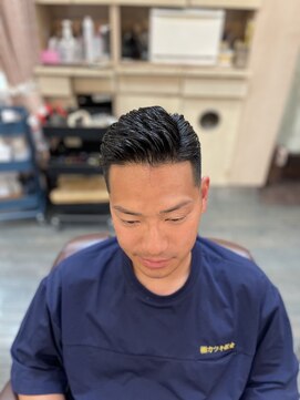 銀座マツナガ 神田店 [清潔感メンズナチュラル]メンズベリーショート刈り上げブラック