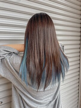 ジャスミンバイカルフール(JASMINE by carrefour) ブラウン×アクアマリンブルー