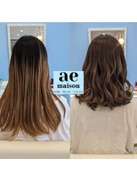 アエメゾン(ae maison)&nbsp;グレージュカラー×バレイヤージュ