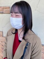 シー 岡崎(,SHE)&nbsp;前髪/ウルフ/マチルダボブ/ピンクベージュ/インナーグレージュ