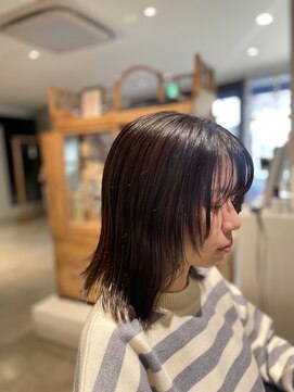 レポ(Lepo) 外ハネボブ顔まわりレイヤー