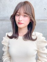 ボタン シブヤ(VOTAN SHIBUYA)&nbsp;大人かわいい小顔垢抜け韓国レイヤーミディアムヘア