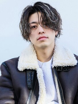 オーシャントーキョー 原宿(OCEAN TOKYO) メンズボブウルフメンズミディアムレイヤーカットメンズウルフ