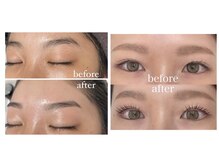1つの場所で目元、眉毛、爪までお客様の綺麗をトータルで叶えます。