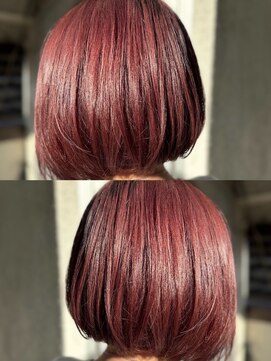 アフェクト 上大岡(affect) 切りっぱなしボブ/エアリーロング/美髪/ピンクブラウン/上大岡