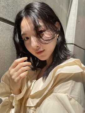 アピッシュ ギンザ(apish ginza) 前髪パーマ/韓国風パーマ/韓国/長め前髪/デジタルパーマ