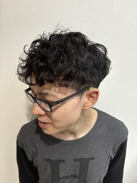 グラフ 立川(Graph.) 無造作ニュアンスショートマッシュメンズパーマ