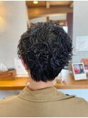 メンズスパイラルパーマ