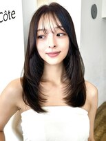 コート 表参道(Cote)&nbsp;Cote 美髪/オリーブベージュ/セミディ//カットレイヤー