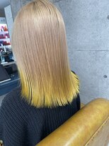 コアークリップ 緑町店(CORE CLIP)&nbsp;milky blond × yellow