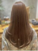 10代20代30代40代ロングレイヤーカットオレンジブラウンKA-30.
