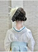 卒業式/成人式　ツインおだんごヘアセット
