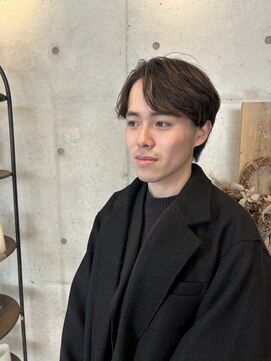 アチーブ ヘア デザイン(achieve hair design) メンズカット毛流れ爽やかスタイル20代30代40代