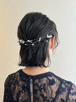 ランプヘアーデザイン(LAMP HAIR DESIGN)&nbsp;【堀田 奈穂】外ハネハーフアップアレンジ